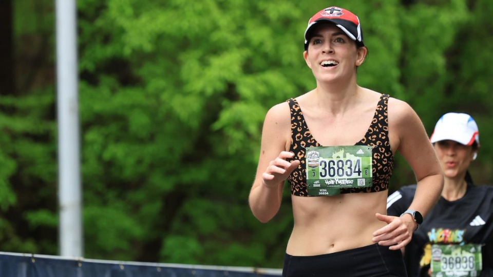 Sophie Hanson, half marathon